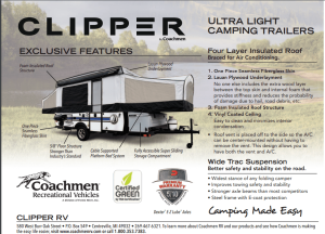 best pop-up camper Coachman Clipper